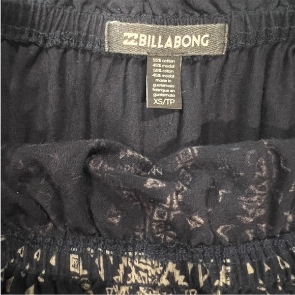 Billabong Strapless Tribal Patterned Mini Dress or Beach Cover Up Size XS - Picture 4 of 4